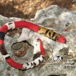 Serpento, jouet pour chat et chien créé par Georgia