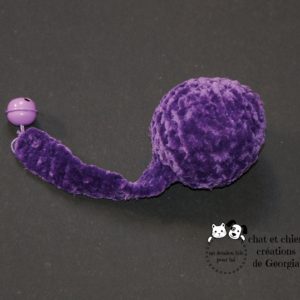 Grelot Balle couleur violette, jouet créé par Georgia pour Noël